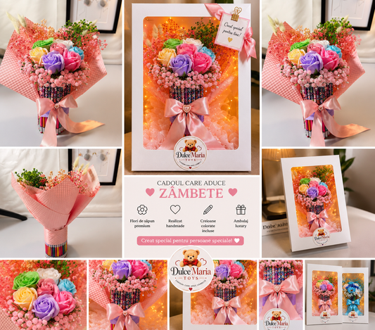 Buchet Pastel din Creioane – Dulce Maria Toys