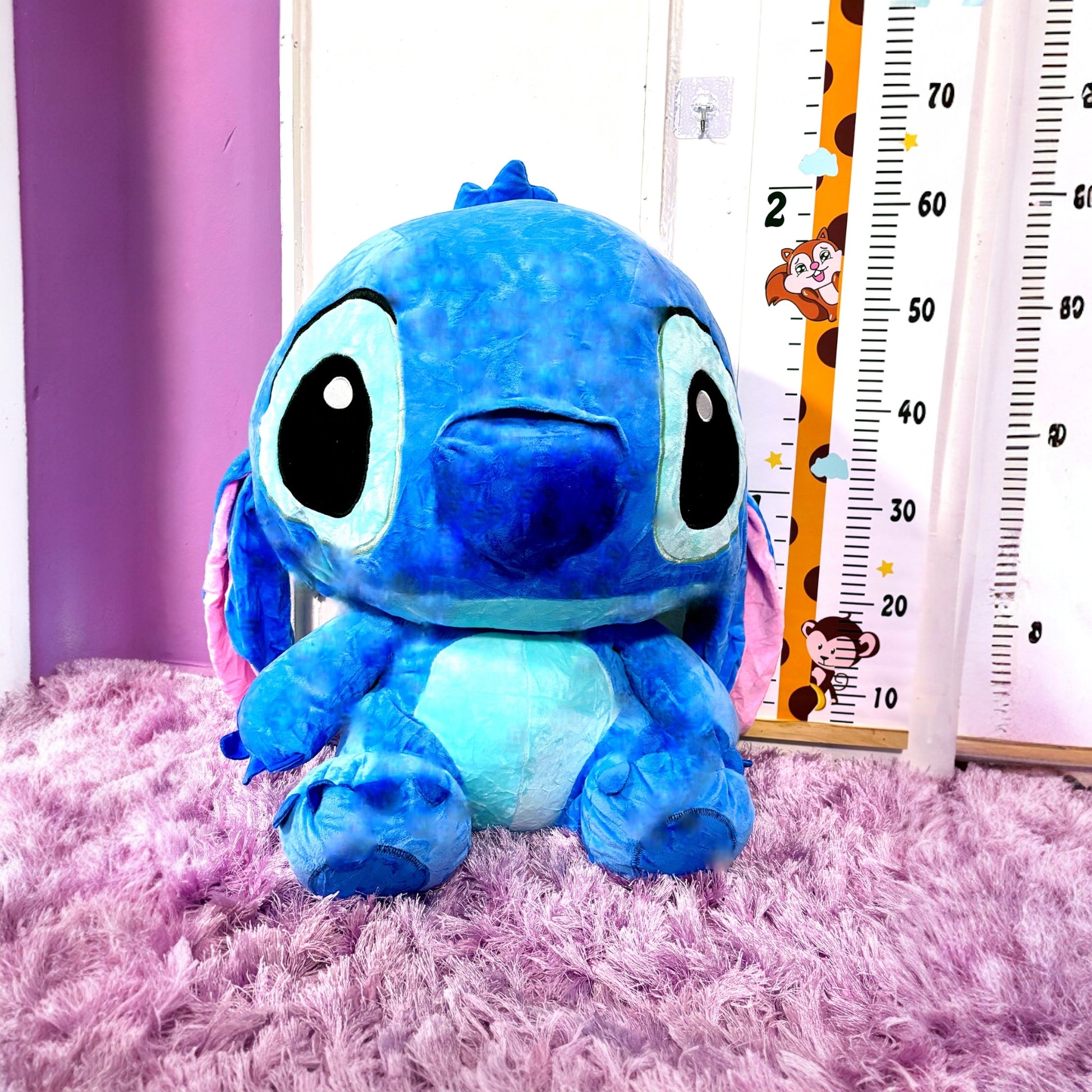 Figurina de plush Stitch din lilo si stitch 80 cm.