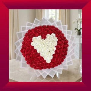 Buchet de trandafiri cu săpun Heart of Forever
