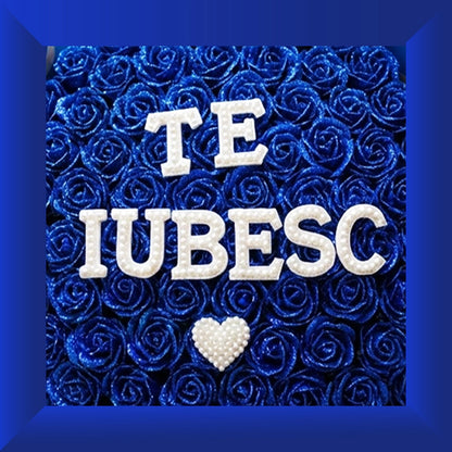 Buchet de trandafiri albaștri de lux Azure Devotion