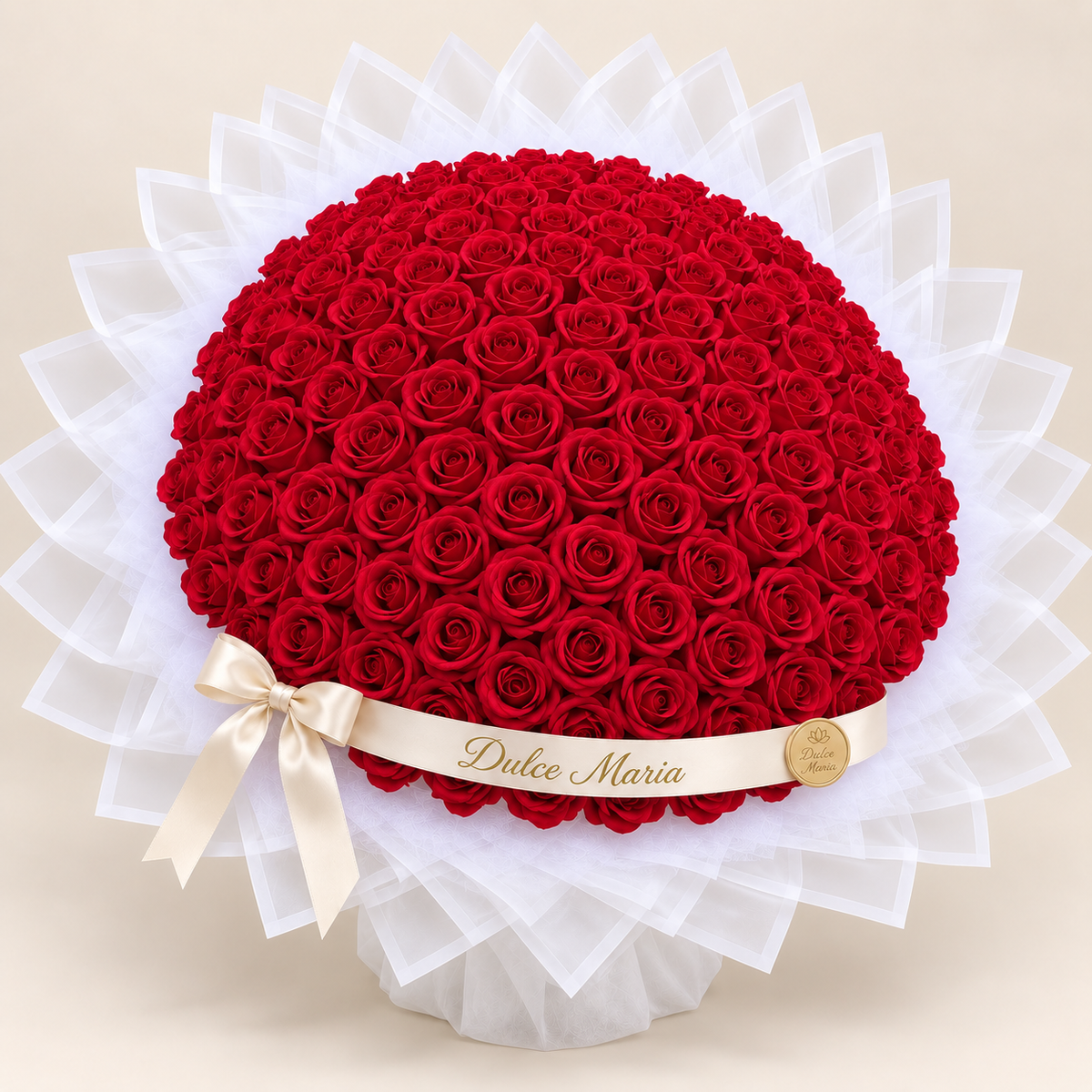 Buchet Rotund Red Elegance