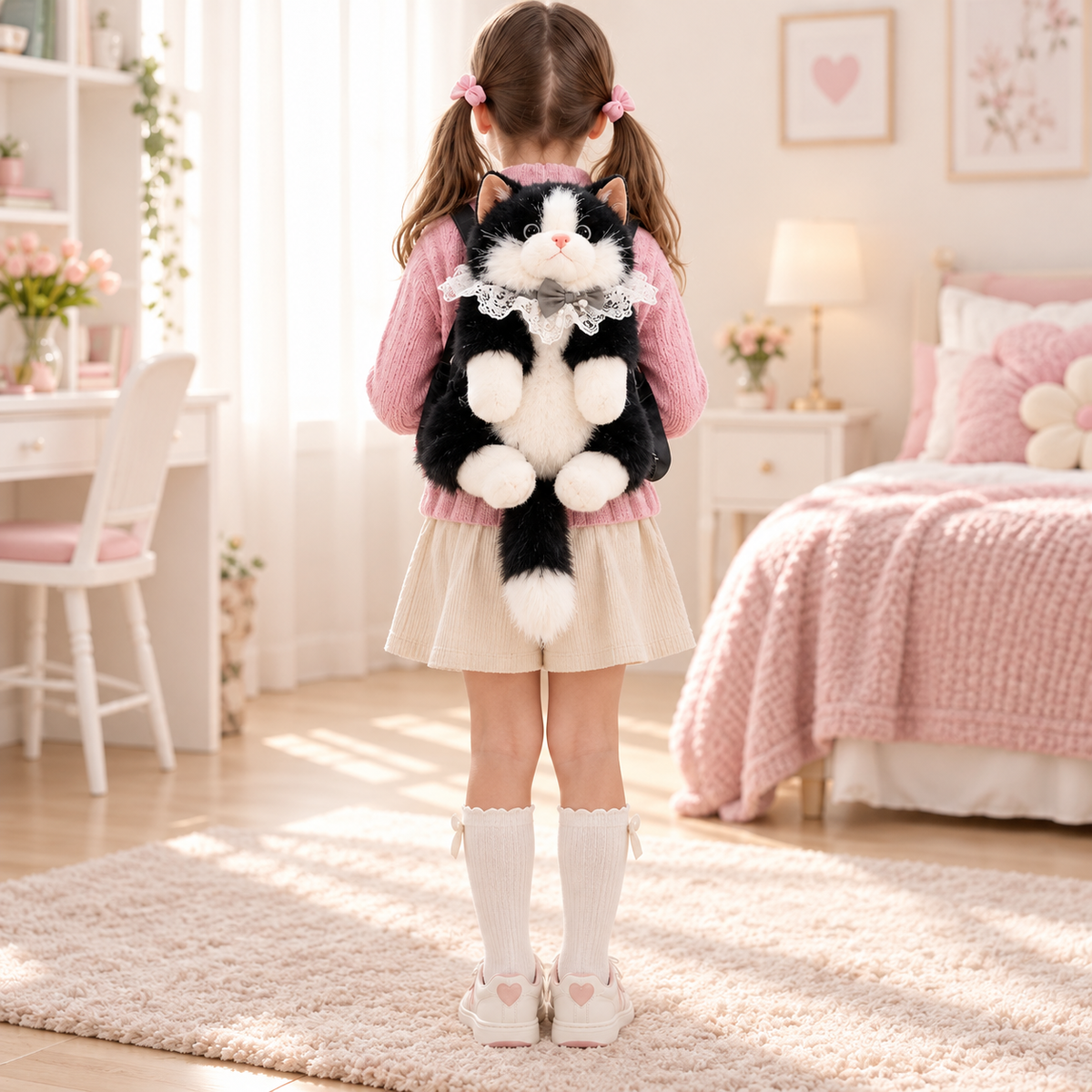 Rucsac Pisică Pufoasă – 50 cm