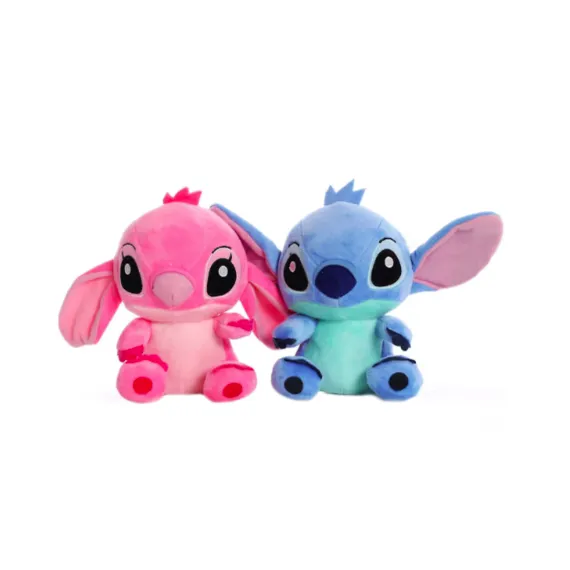 Set stitch & angel plush 20cm