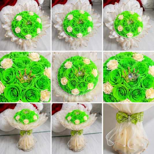 Buchet Royal Green 👑💚