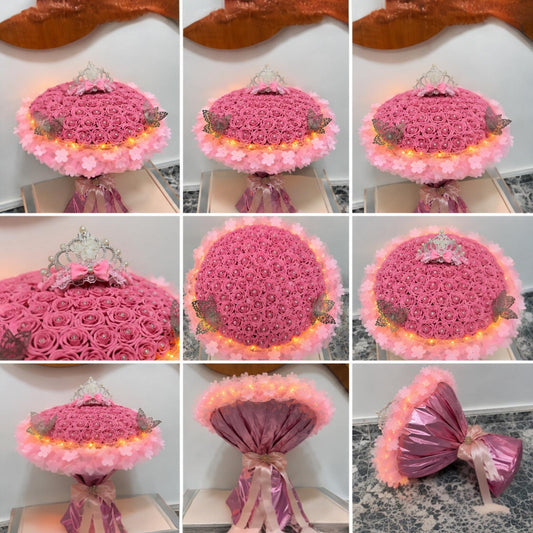 Buchet Princess Glow 👑💖